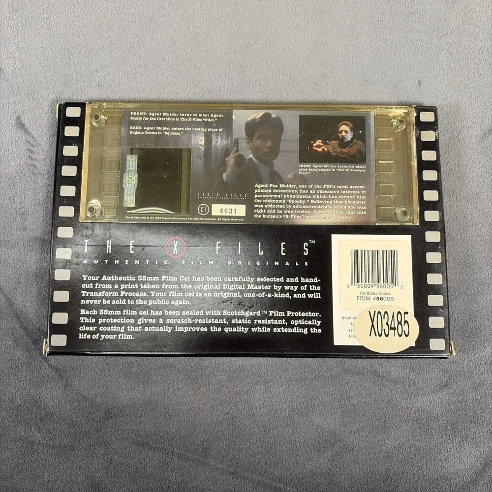 Vintage Topps X Files Comic Books Lot & other Memorabilia 35mm Film Cells Etc - Picture 6 of 16